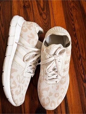 adidas Beige Leopard Knit Women's Sneaker